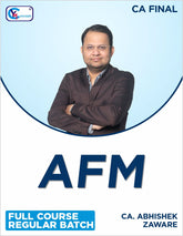 CA Final AFM Regular Lectures By CA Abhishek Zaware For Jan. 26, May 26, Sep. 26 & Onwards